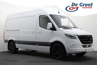 Mercedes-Benz Sprinter 316 CDI Automaat L2H2 3-Zits, Airco, Cruise, Camera, Apple Carplay, LED, DAB, Trekhaak, 18''