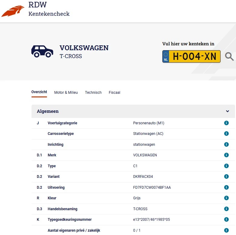 Hoofdafbeelding Volkswagen T-Cross