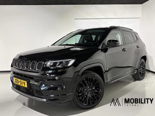 Jeep Compass 4xe 240 Plug-in Hybrid Electric S|Black|Leder|360|Alpine| Stoelkoel+verwarm|Lane assist|Side assist|