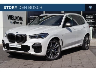 BMW X5 M50d High Executive Automaat / Panoramadak Sky Lounge / Trekhaak / Massagefunctie / Laserlicht / Adaptief M Onderstel Professional / Stoelventilatie