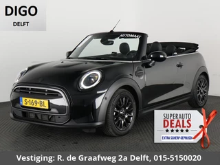 Mini Mini Cabrio 1.5 Cooper Black-Sport Automaat 140 PK | Navigatie | Camera | Climate Control |