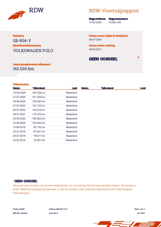 Hoofdafbeelding Volkswagen Polo