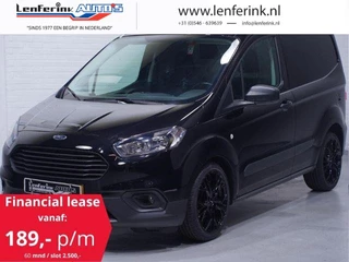 Ford Transit Courier 1.5 TDCI 75 pk Black Edition Airco, 17" LMV Black Cruise Control, Bluetooth, 2-Zits, NAP, 1e Eigenaar