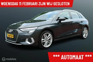 Audi A3 Sportback 35 TFSI 4 cilinder Business edition 150 PK, Pdc voor + achter, Sportstoelen, Led matrix, Clima, Cruise, Navi, Dakrails, 17 Inch Lmv.