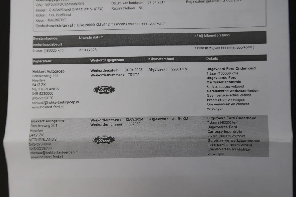 Hoofdafbeelding Ford C-MAX