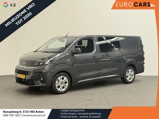 Opel Vivaro 2.0 Diesel 180 S&S L3 Automaat Dubbele Cabine 2 schuifdeuren Android Auto/Apple CarPlay Navigatie Keyless Entry&Start Climate Control Camera Cruise Control Houten afwerking laadruimte Trekhaak lichtmetalen velgen