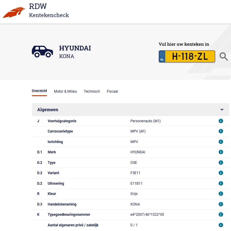 Hoofdafbeelding Hyundai Kona