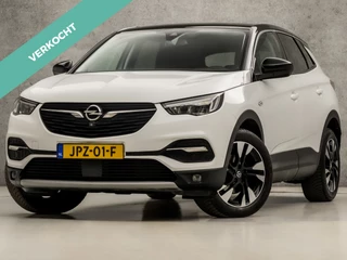 Opel Grandland X 1.2 Turbo Innovation Automaat (APPLE CARPLAY, GROOT NAVI, 360 CAMERA, KEYLESS, LEDER, SPORTSTOELEN, GETINT GLAS, ELEK ACHTERKLEP, NIEUWSTAAT)