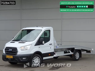 Ford Transit 130pk Autotransporter Airco Cruise Lier Euro6 Oprijwagen Cartransporter Cruise control