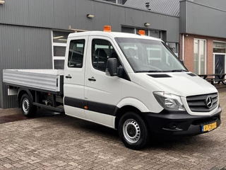 Mercedes-Benz Sprinter 314 2.2 CDI 432 DC Airco Cruise controle Trekhaak 3500kg trekgewicht 6-Persoons open laadbak Pick-up Euro 6  P-up bakwagen