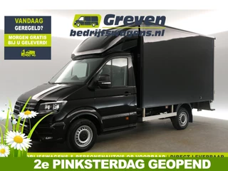 Volkswagen Crafter 35 2.0 TDI 140PK Bakwagen | L 3.80m | Camper Ombouw | Verhuiswagen | Airco Camera Carplay Cruise Laadbak Achterdeuren Treeplank