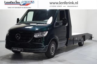 Mercedes-Benz Sprinter 316 CDI 163 pk Autotransporter Luchtvering Trekhaak 3.500 kg, Bumper in Kleur, Zwarte Grille, 2-Zits