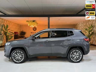 Hoofdafbeelding Jeep Compass Jeep Compass 4xe 190 Plug-in Hybrid Electric Limited Garantie Carplay 360 Camera Blindspot ACC Navi Clima Led Dab PDC Rijklaar