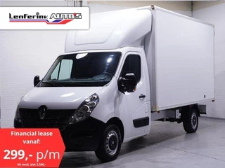 Renault Master 2.3 DCi 130 pk Bakwagen met Deuren Airco LxBxH 420x210x220 cm, Dakspoiler, 3-Zits
