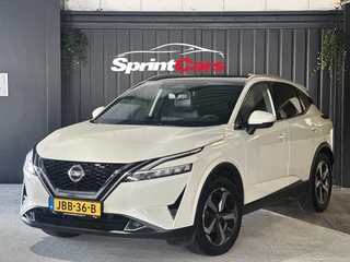 Nissan Qashqai 1.3 MHEV Xtronic Tekna | Panoramadak | Sfeerverlichting | Carplay | 360 Camera | Head-up display | Stoelverwarming | Navi | Leder Bekleding |
