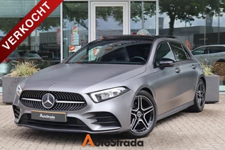 Mercedes A-Klasse A 180 AMG-Line 136pk 7G-DCT | Pano | LED | Camera | Stoelverwarming | Carplay | Cruise | Climate | Designo Matt