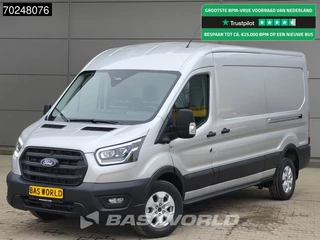 Ford Transit 165pk Automaat 2025 model Dubbele schuifdeur L3H2 ACC 360camera Navi CarPlay Xenon Camera 11m3 Airco