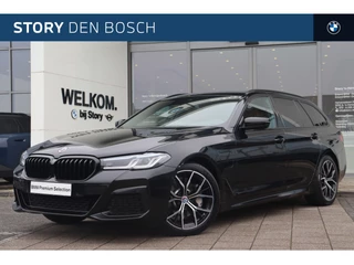 BMW 5 Serie Touring 530e High Executive M Sport Automaat / Live Cockpit Professional / Trekhaak /  Comfortstoelen / Stoelverwarming / Laserlight / PDC / Getint glas achter