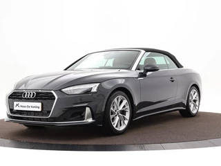 Audi A5 Cabriolet 35 Tfsi 150pk S-tronic S edition · Camera · Nekverwarming · Leder bekleding · Stoelverwarming · Smartphone Interface · Navigatie · 18'' Inch · Garantie t/m 12-03-2028 of 100.000km