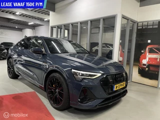 Audi e-tron Sportback 55 quattro 3XSLINE   N.A.P  95 kWh 408 PK LEER VIRTUAL CRUISE VELGEN LED STOELVERW.Zeer netjes
