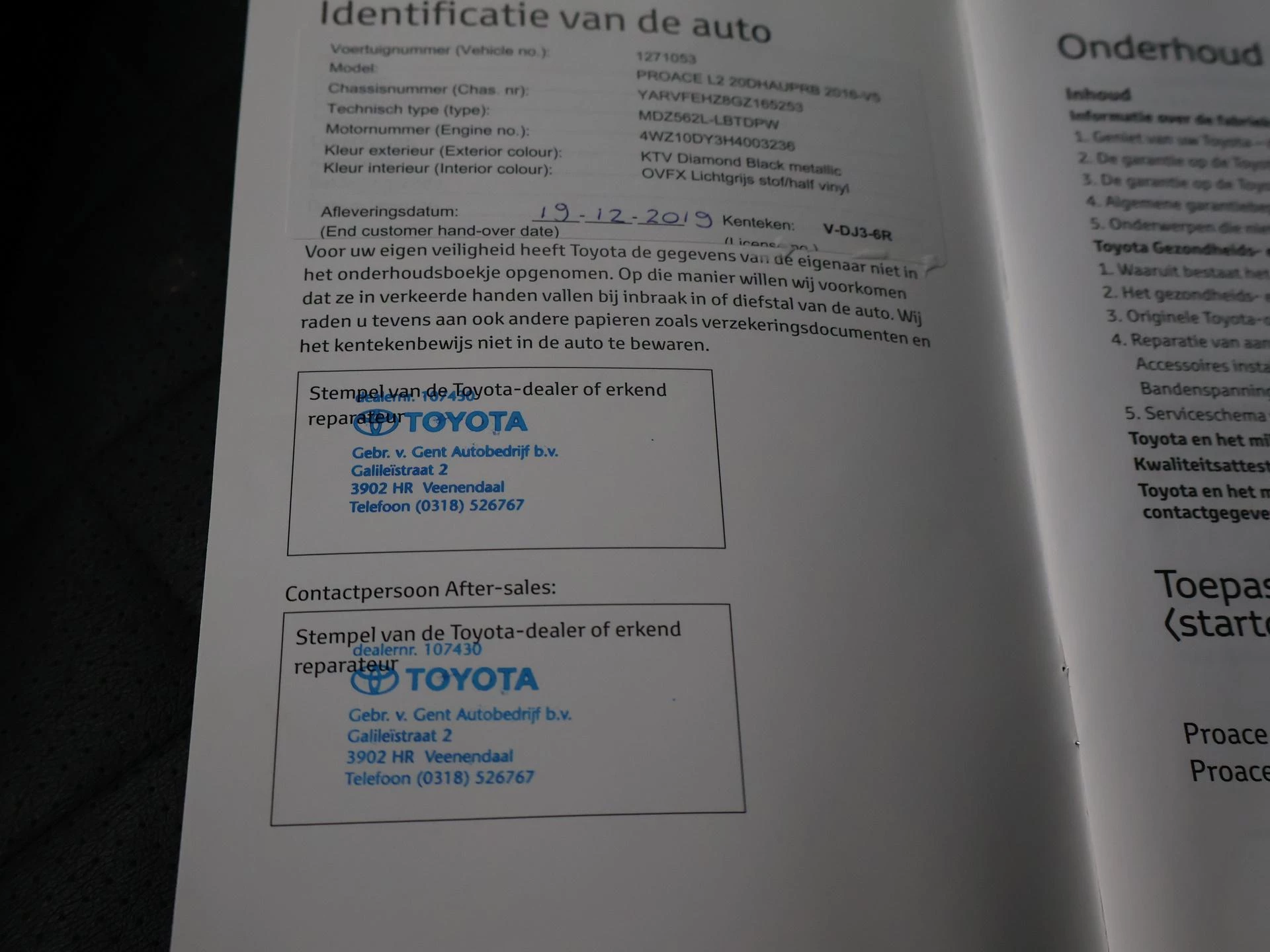 Hoofdafbeelding Toyota ProAce