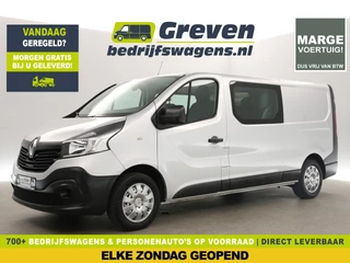 Renault Trafic 1.6 dCi T29 L2H1 | MARGE! | Dubbele Cabine | 5 Persoons | Airco Cruise Navi Kasten PDC Elektrpakket