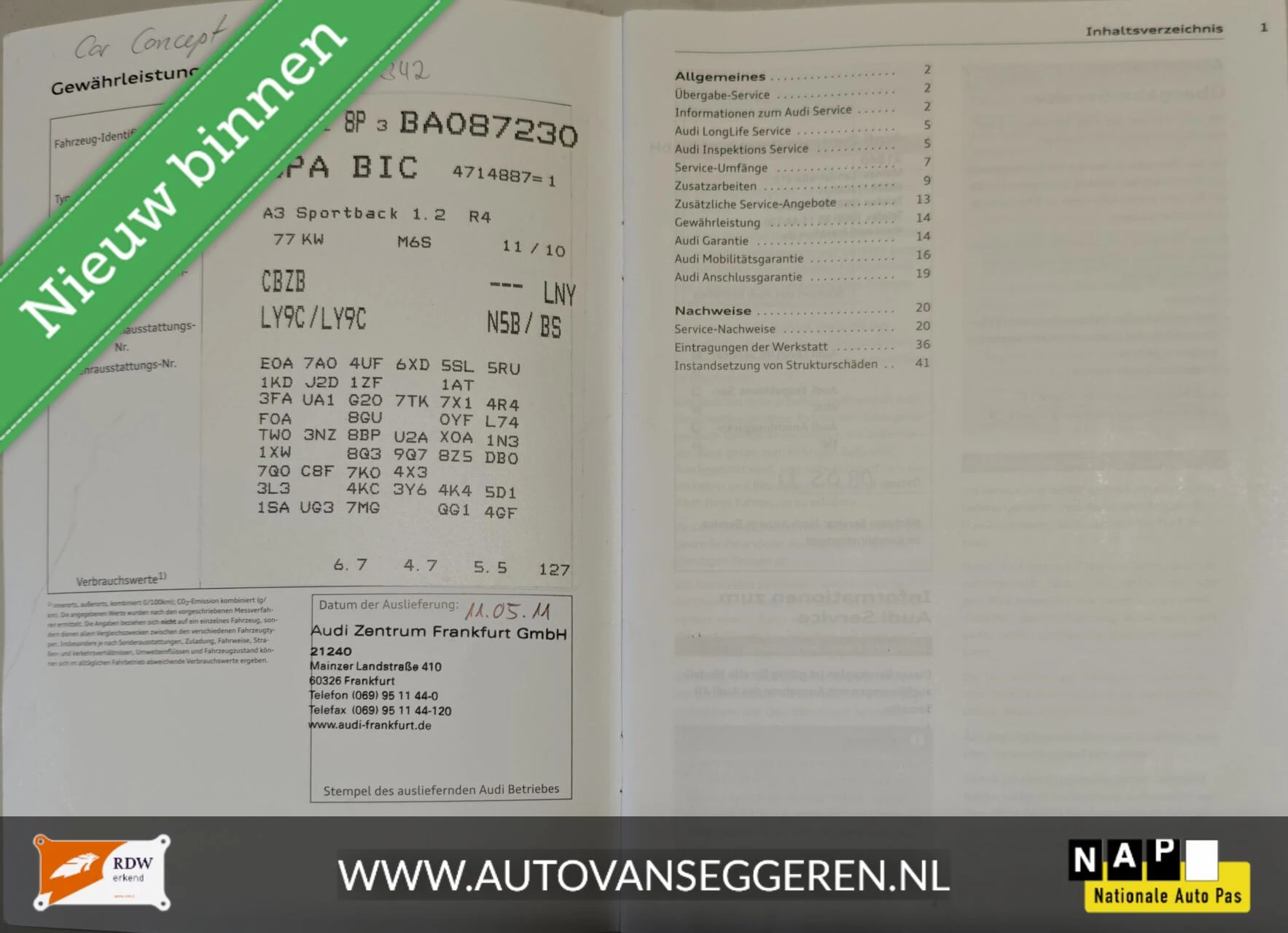 Hoofdafbeelding Audi A3