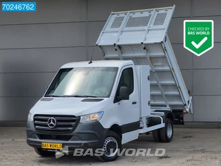 Mercedes Sprinter 514 CDI Kipper met kist 3500kg trekhaak Airco Cruise Tipper Benne Kieper Airco Trekhaak Cruise control