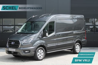 Hoofdafbeelding Ford Transit Ford Transit 350 2.0 TDCI L2H2 Limited 165pk - 2x Schuifdeur - Adaptive Cruise - Xenon - Navi - Blind Spot - 360 camera - Rijklaar