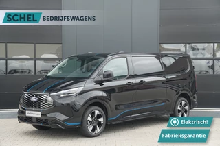 Hoofdafbeelding Ford E-Transit Custom Ford E-Transit Custom 340 L2H1 Sport 71 kWh 218pk - 2x Schuif - ACC - B&O - Navi - Stoel/Stuurverwarming - 360 Camera - Blindspot - Rijklaar