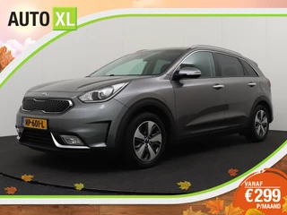 Hoofdafbeelding Kia Niro Kia Niro 1.6 GDi Hybrid First Edition Trekhaak Half-Leder Camera Navi Carplay