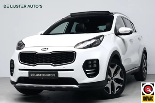 Kia Sportage 1.6 T-GDI 4WD GT-Line PlusLine Automaat | Pano-dak | CarPlay | Stoel + Stuurverwarming | Leder | Camera | led | Pdc |