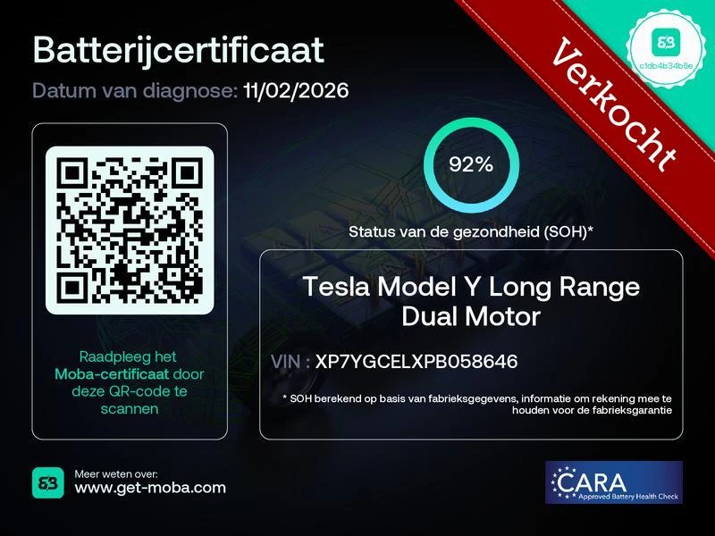 Hoofdafbeelding Tesla Model Y