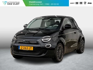 Hoofdafbeelding Fiat 500e Fiat 500e La Prima 42 kWh | Clima | Cruise | Leder | 17" | Priv Glass | Winter Pack | JBL Sound | BSM | Apple Carplay