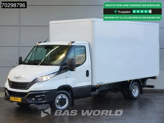 Iveco Daily 35C16 Laadklep Dubbellucht Bakwagen 160PK Airco Euro6 Meubelbak Koffer Airco