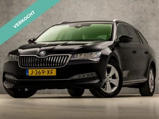 Škoda Superb Combi 1.5 TSI ACT Sport Deluxe 150Pk Automaat (APPLE CARPLAY, GROOT NAVI, CAMERA, STOELVERWARMING VOOR/ACHTER, MEMORY SEATS, ADAPTIVE CRUISE, CANTON AUDIO, ELEK ACHTERKLEP, GETINT GLAS, NIEUWSTAAT)