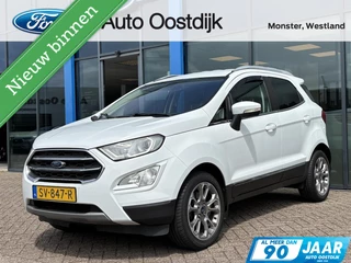 Ford EcoSport 1.0 EcoBoost Titanium 125PK Cruise Carplay-Navi Climate Privacy Glass 17" Inch Velgen *Dealer Onderhouden*