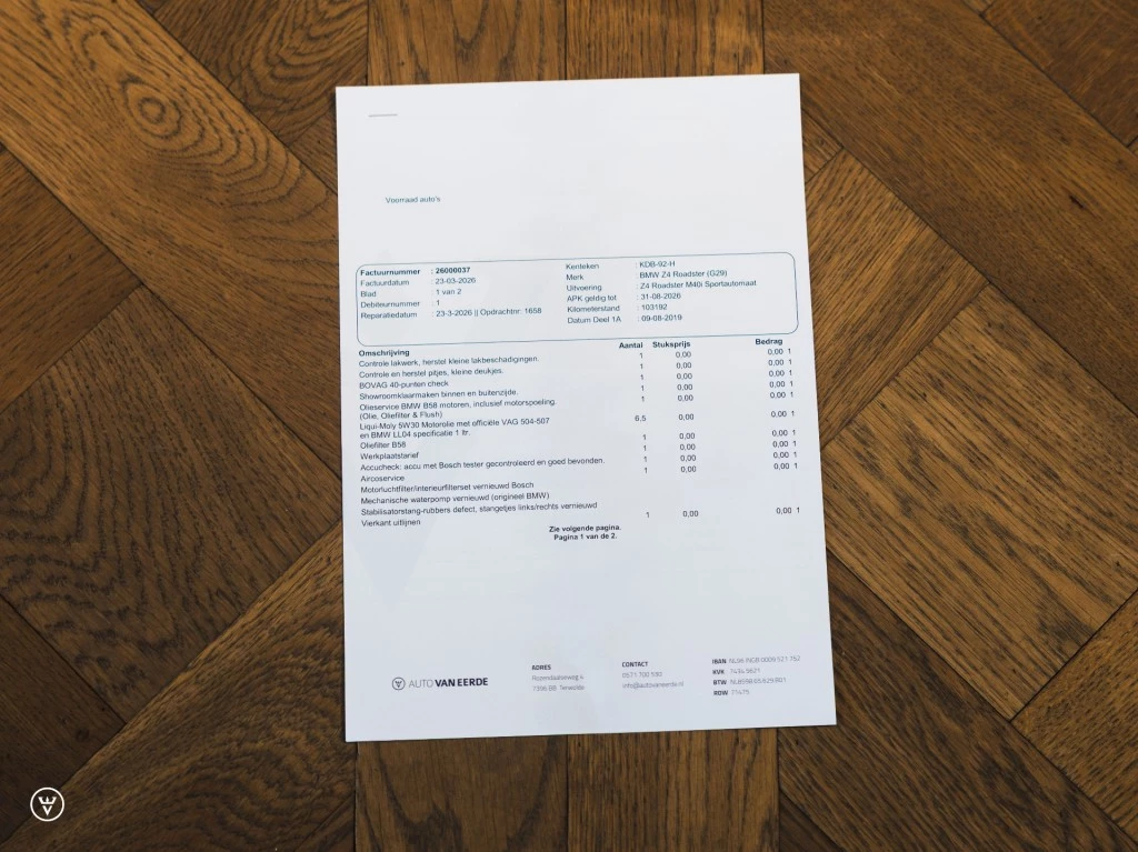 Hoofdafbeelding BMW Z4