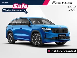 Skoda Kodiaq 1.5 TSI PHEV Sportline Business DSG | Trekhaak | 20'' Licht metalen Velgen | Panorama dak | prijs is incl. inruilvoordeel