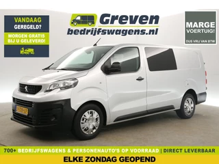 Peugeot Expert 231L 2.0 BlueHDI L3H1 | MARGE! | Dubbele Cabine | 5 Persoons Airco Cruise Trekhaak PDC