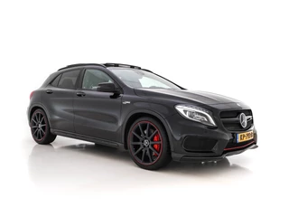 Hoofdafbeelding Mercedes-Benz GLA Mercedes-Benz GLA 45 AMG 4-Matic *PANO | PERFORMANCE-SPORT-SEATS | HARMANN/KARDON-AUDIO | NAVI-FULLMAP | DISTRONIC | BLIND-SPOT | BI-XENON | KEYLESS | CAMERA | ECC | PDC | MEMORY-PACK | SPORT-SEATS | 20"ALU*