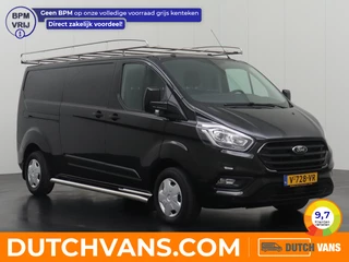 Ford Transit Custom 2.0TDCI 130PK Lang Imperiaal | Trekhaak | Navigatie | Airco | Cruise | 3-Persoons | Betimmering