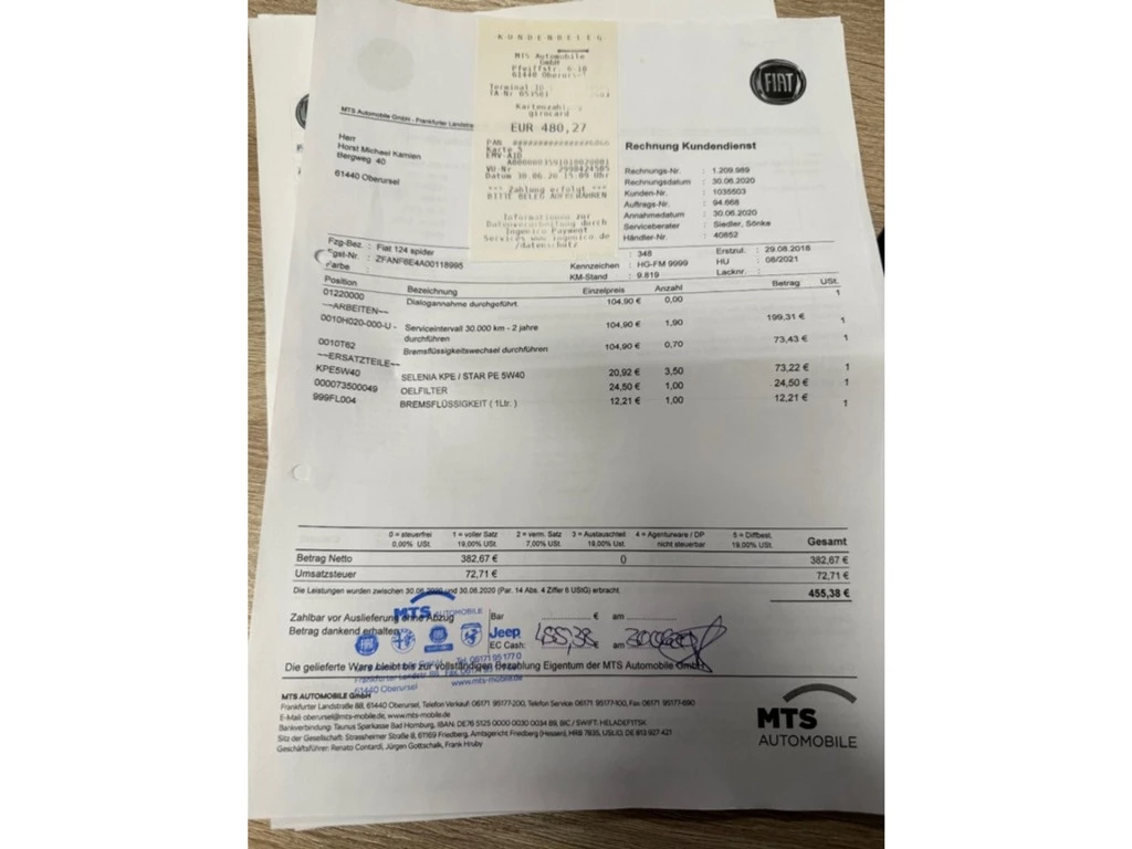 Hoofdafbeelding Fiat 124 Spider