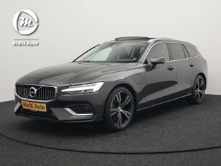 Volvo V60 T8 Recharge AWD Inscription Plug In Hybrid 392pk Dealer O.H. PHEV | Panodak | Adaptive cruise | Lederen Sportstoelen Memory & Massage | Pilot Assist | Harman Kardon | Apple Carplay | Camera | Keyless | Stoel & Stuurverwarming | L.M. 19" | Virtual |