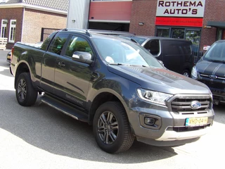 Ford Ranger 2.0 BiTURBO 212PK AUT WILDTRAK SUPERCAB 10-2020 LEDER NAVIGATIE LED CAMERA ENZ... 85166km