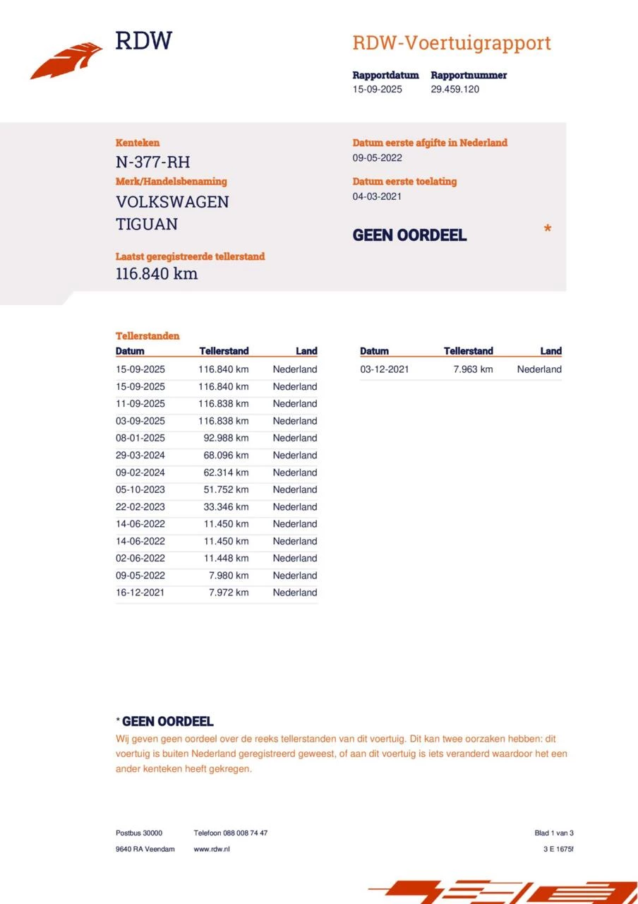 Hoofdafbeelding Volkswagen Tiguan