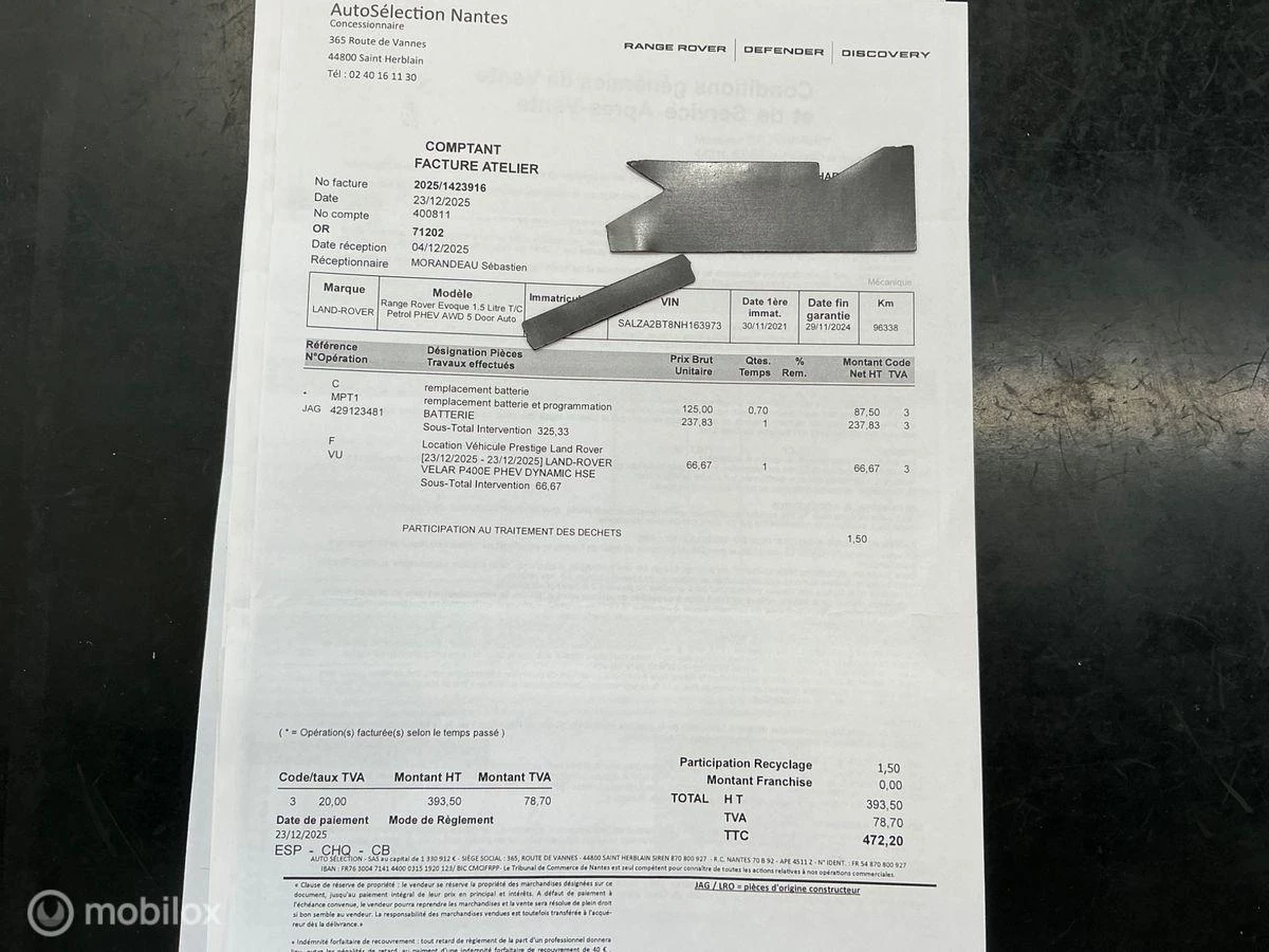 Hoofdafbeelding Land Rover Range Rover Evoque