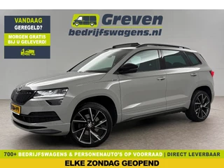 Škoda Karoq 1.5 TSI ACT 150PK Sportline DSG Pano LED Sfeer Trekhaak Virtual Canton-Audio Camera Carplay Cruise Clima Navi 19"LMV