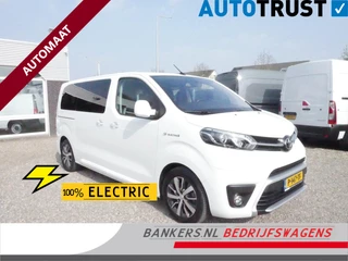 Hoofdafbeelding Toyota ProAce Toyota PROACE Electric Shuttle 50kWh Battery, 8 Persoons Vol Opties Airco, 2 x Schuifdeur, Prijs excl. BTW € 28.850,=