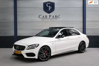 Mercedes-Benz C-klasse 450 / 43 AMG 4MATIC LED/PANORAMADAK/LEER+S.VERWARMING+MEMORY/19"LMV/CAM/ACC/ECC/12 MND GARANTIE!